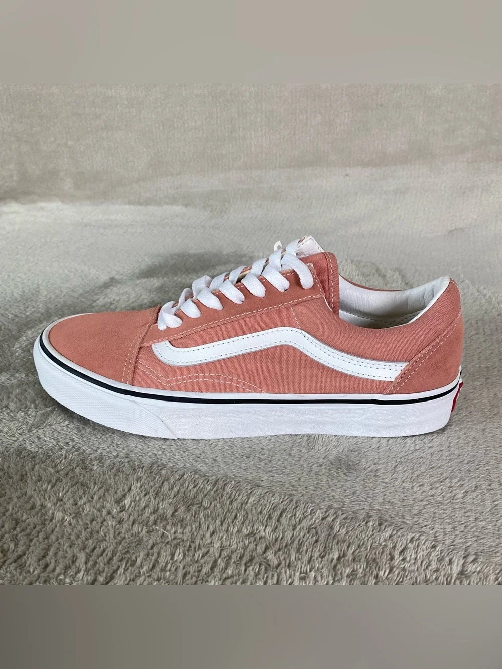 Vans Old Skool Shoes Sneakers Men 7 Women 8.5‎ Rose Pink Canvas NEW